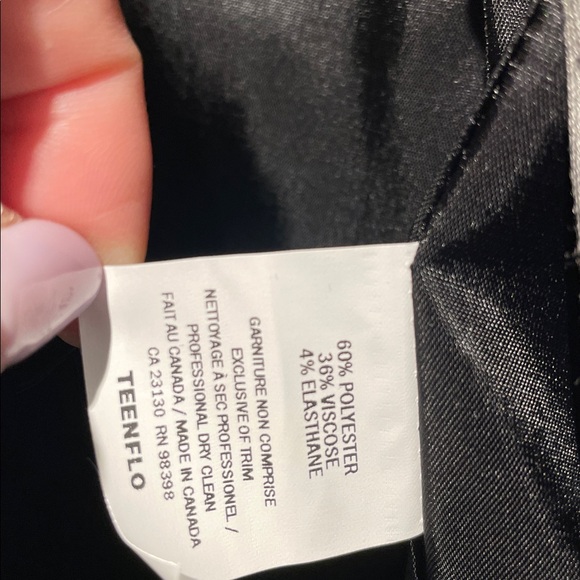 Teenflo Elegant Light Gray Single Button Blazer NWOT - Picture 10 of 10